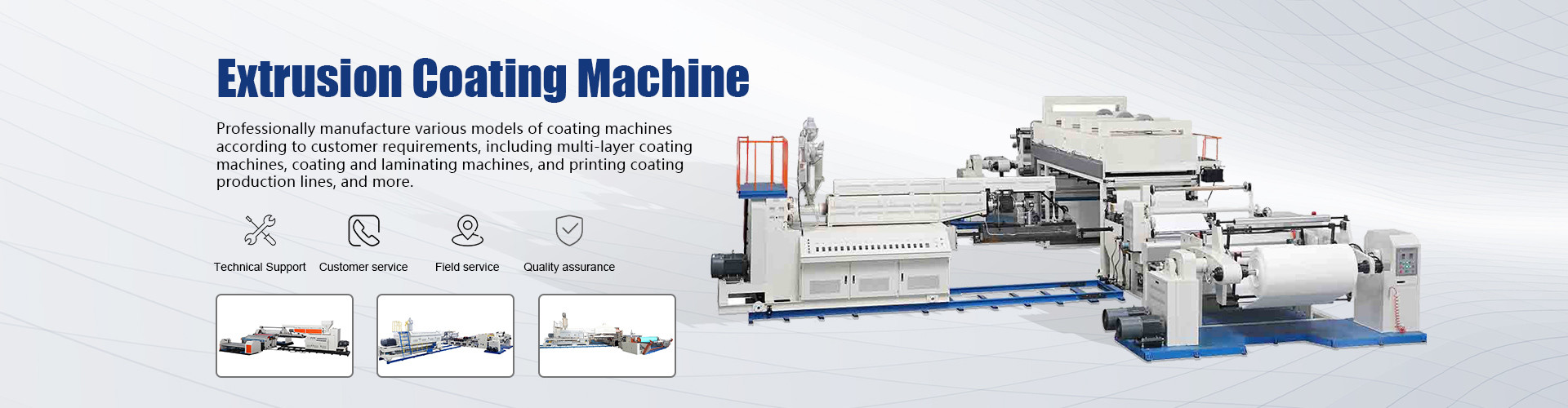 qualità macchine per la laminazione per estrusione fabbrica