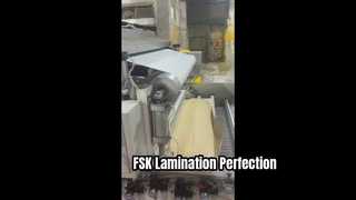 Macchina laminatrice per carta kraft in fogli di alluminio